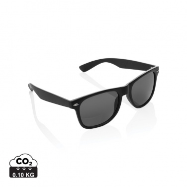 Logo trade promotional giveaways picture of: GRS recycled PC plastic sunglasses