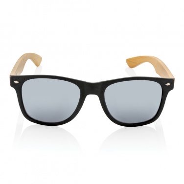 Logotrade promotional gift picture of: Bamboo and RCS recycled plastic sunglasses