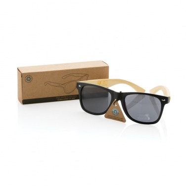 Logotrade promotional giveaways photo of: Bamboo and RCS recycled plastic sunglasses