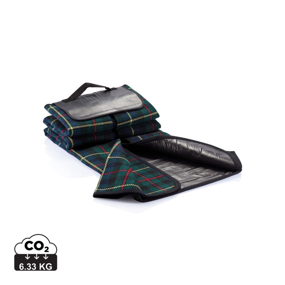 Logo trade promotional gifts picture of: Tartan picnic blanket