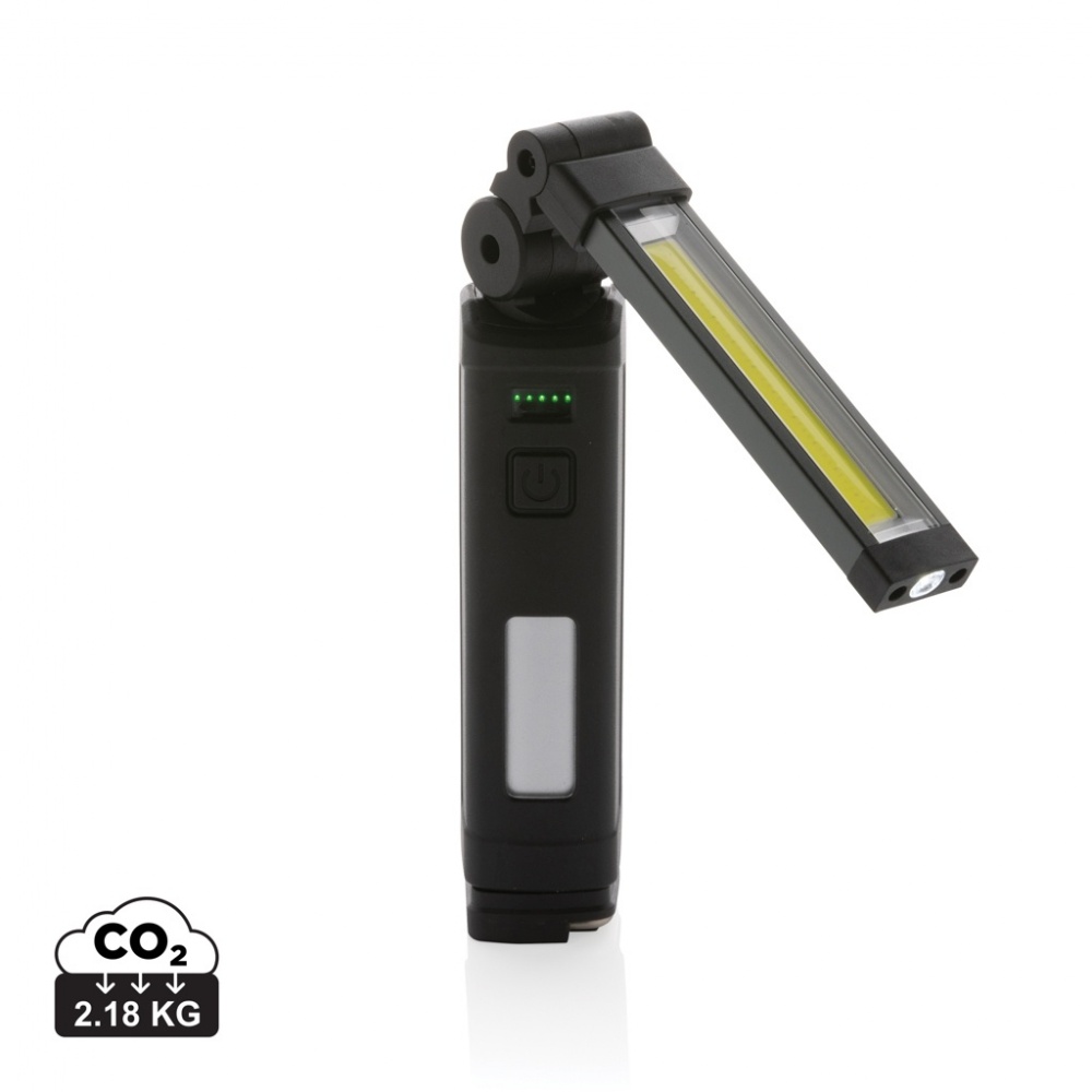 Logo trade promotional giveaways image of: Gear X RCS rPlastic USB rechargeable worklight