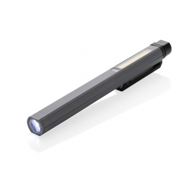 Logo trade promotional items image of: Gear X RCS recycled plastic USB rechargeable pen light