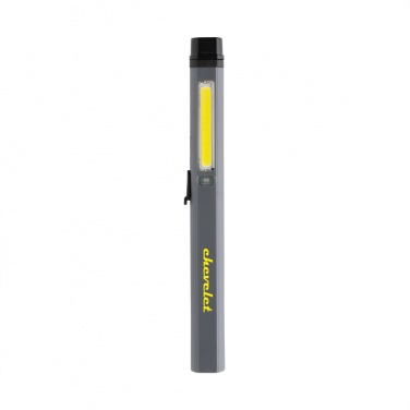 Logo trade promotional giveaways picture of: Gear X RCS recycled plastic USB rechargeable pen light