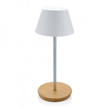 Logo trade corporate gift photo of: Pure Glow RCS usb-rechargeable recycled plastic table lamp