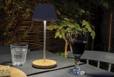 Logo trade corporate gift photo of: Pure Glow RCS usb-rechargeable recycled plastic table lamp