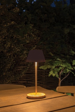 Logo trade promotional giveaways picture of: Pure Glow RCS usb-rechargeable recycled plastic table lamp