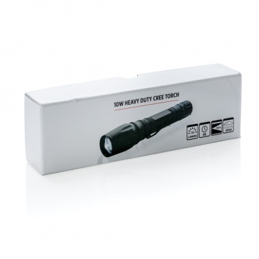 Logo trade promotional giveaways image of: Torch 10W Heavy duty CREE