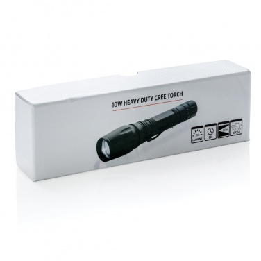 Logo trade corporate gifts image of: Torch 10W Heavy duty CREE