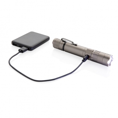 Logotrade promotional gift picture of: Rechargeable 3W flashlight