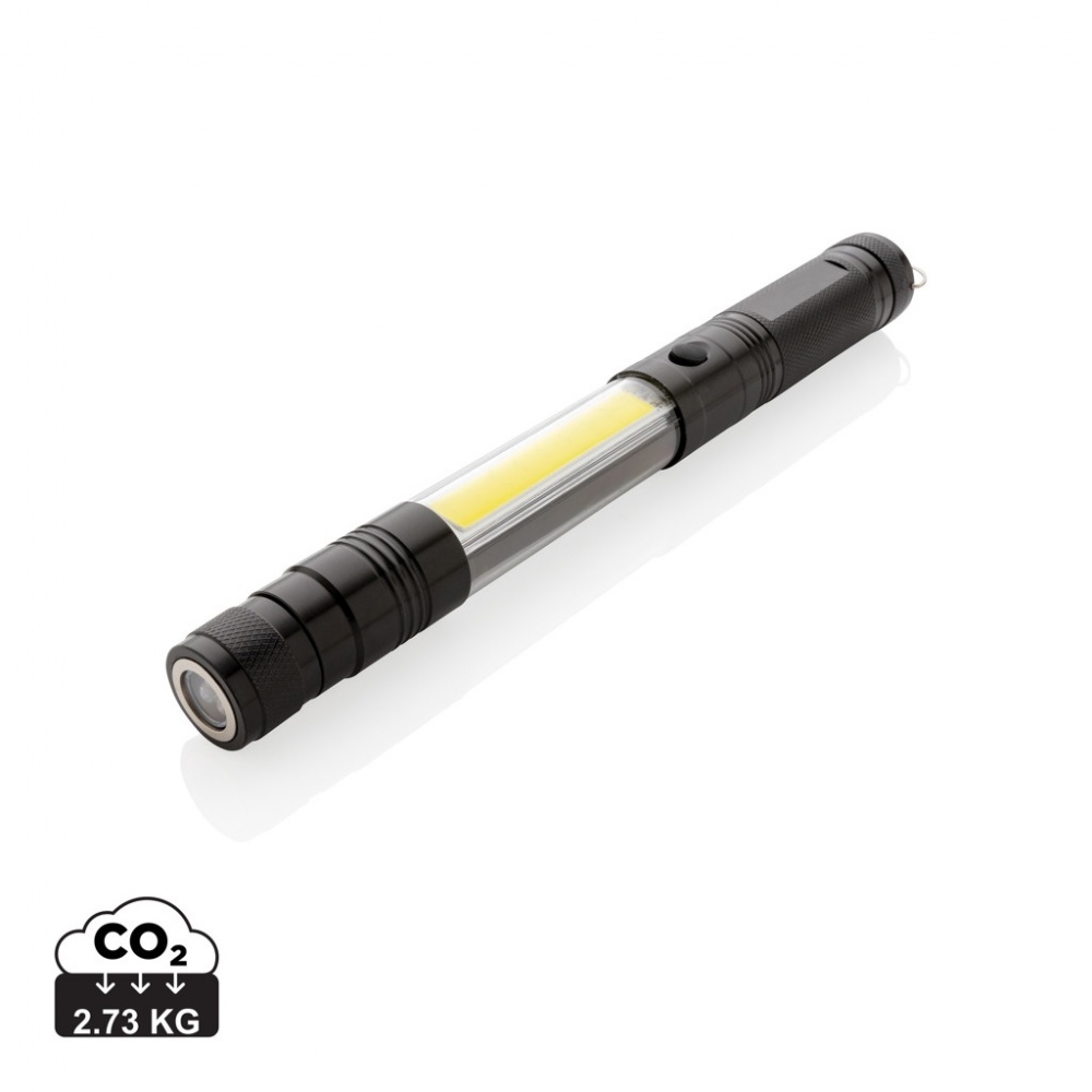 Logotrade promotional merchandise picture of: Large telescopic light with COB