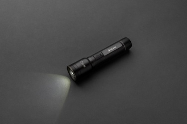 Logo trade promotional gift photo of: RCS recycled aluminum USB-rechargeable heavy duty torch