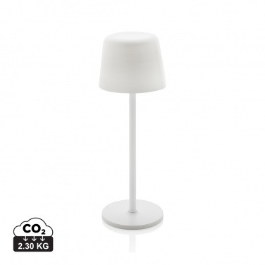 Logo trade promotional giveaways picture of: Zenic RCS recycled plastic USB re-chargable table lamp