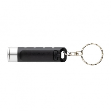 Logotrade promotional giveaway picture of: Globix RCS recycled plastic USB re-chargeable keychain torch