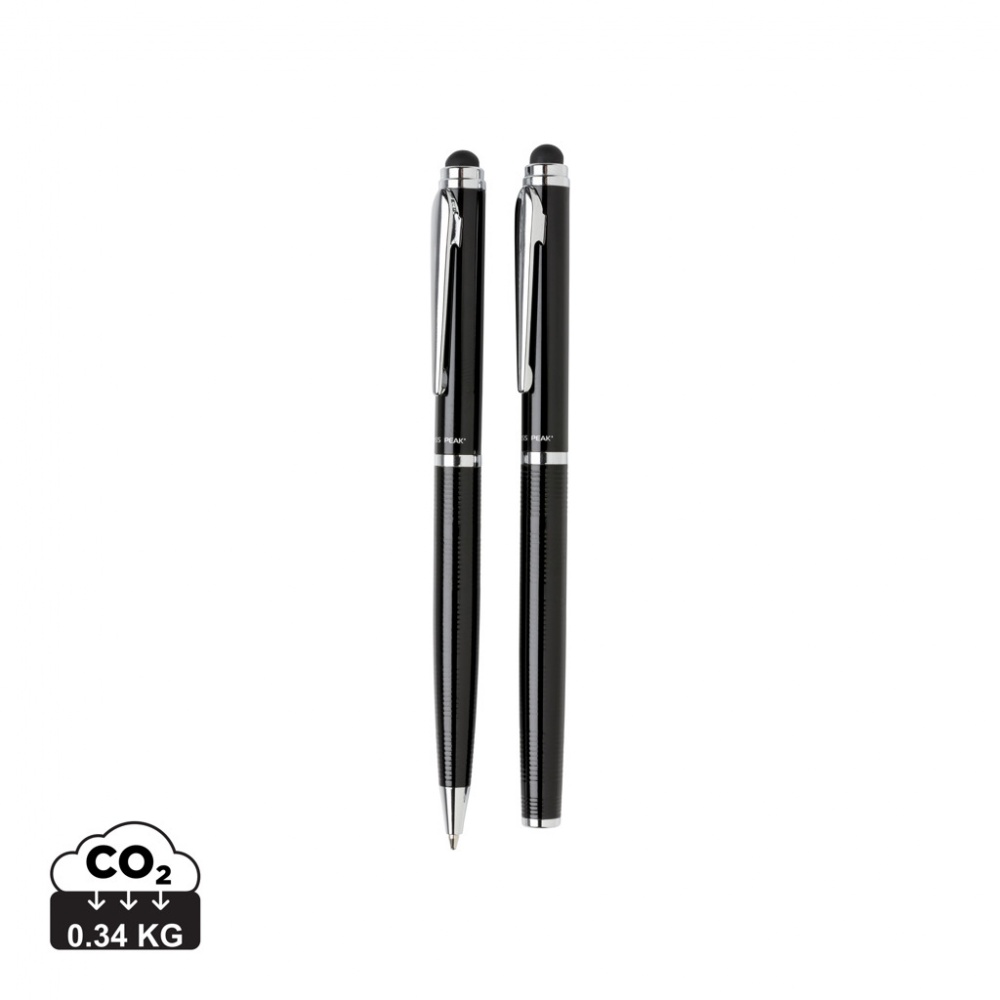 Logo trade promotional gift photo of: Swiss Peak deluxe pen set