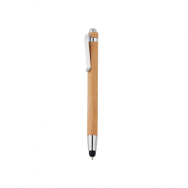 Logo trade promotional items image of: Bamboo stylus pen