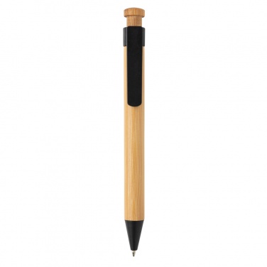 Logotrade advertising product image of: Bamboo pen with wheatstraw clip