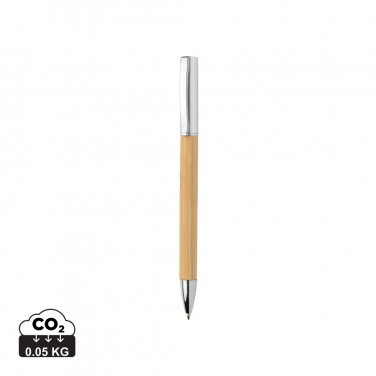 Logo trade promotional merchandise image of: Modern bamboo pen