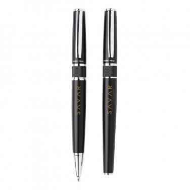 Logo trade promotional merchandise photo of: Swiss Peak deluxe pen set