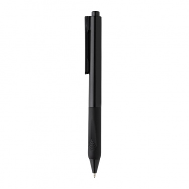 Logo trade promotional merchandise photo of: X9 solid pen with silicone grip