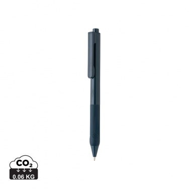 Logotrade promotional gift picture of: X9 solid pen with silicone grip