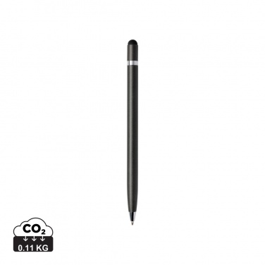 Logo trade corporate gifts image of: Simplistic metal pen