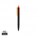 X3 black smooth touch pen, orange