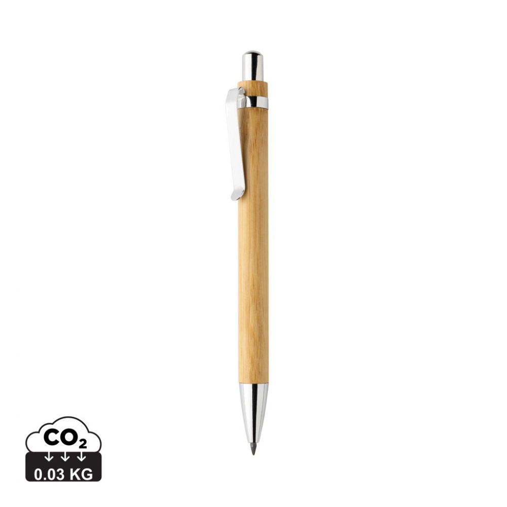 Logo trade promotional gifts image of: Pynn bamboo infinity pen