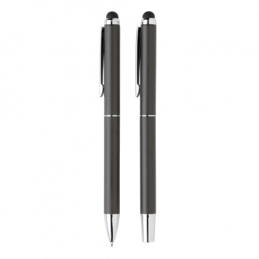 Logotrade corporate gift picture of: Swiss Peak deluxe pen set in PU pouch