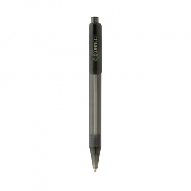 Logotrade promotional gift picture of: GRS RPET X8 transparent pen