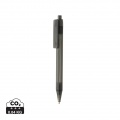 GRS RPET X8 transparent pen, black