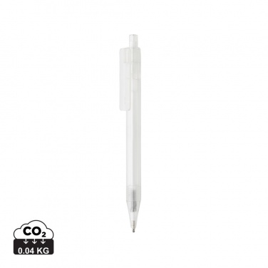 Logotrade corporate gift picture of: GRS RPET X8 transparent pen