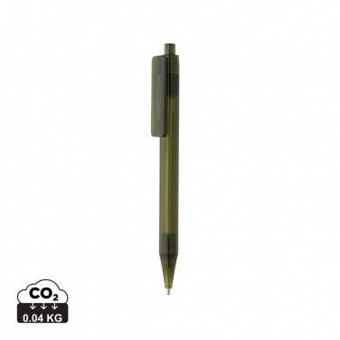 Logotrade promotional giveaway picture of: GRS RPET X8 transparent pen