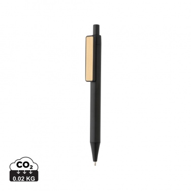 Logotrade promotional giveaway image of: GRS RABS pen with bamboo clip