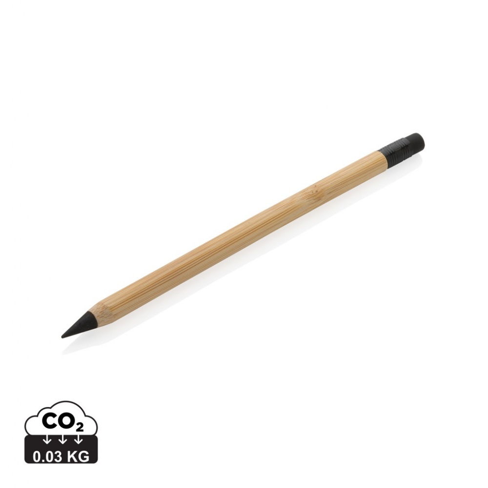 Logotrade corporate gift picture of: Bamboo infinity pencil with eraser