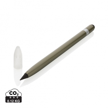 Logo trade promotional products picture of: Aluminum inkless pen with eraser