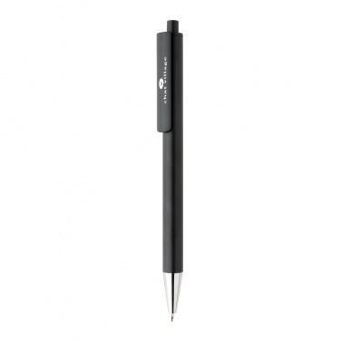 Logo trade promotional merchandise image of: Amisk RCS certified recycled aluminum pen