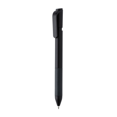 Logo trade promotional item photo of: TwistLock GRS certified recycled ABS pen