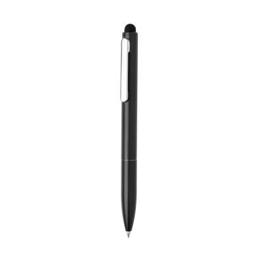 Logotrade corporate gifts photo of: Kymi RCS certified recycled aluminium pen with stylus