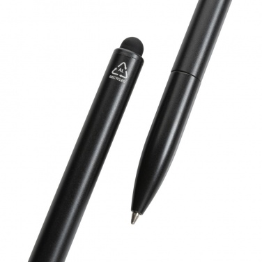 Logotrade corporate gift picture of: Kymi RCS certified recycled aluminium pen with stylus