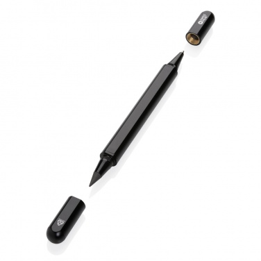 Logo trade promotional items picture of: Swiss Peak Storm RCS recycled aluminum dual tip pen