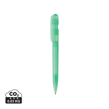 Logo trade promotional gifts image of: Devin GRS certified RABS pen transparent