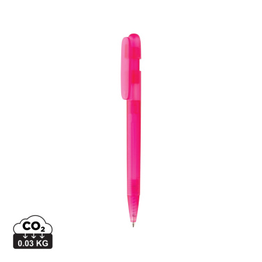 Logo trade promotional item photo of: Devin GRS certified RABS pen transparent