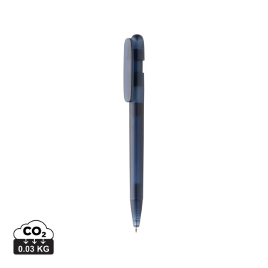 Logo trade promotional gifts image of: Devin GRS certified RABS pen transparent