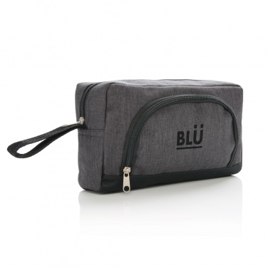 Logo trade promotional products image of: Classic two tone toiletry bag