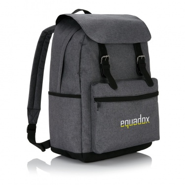 Logotrade advertising products photo of: Laptop backpack with magnetic buckle straps