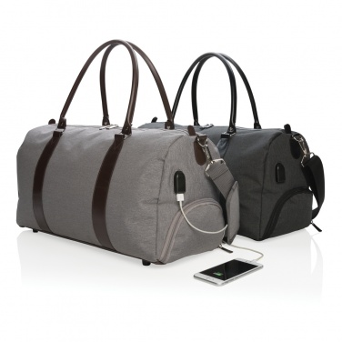 Logotrade corporate gift image of: Weekend bag with USB A output