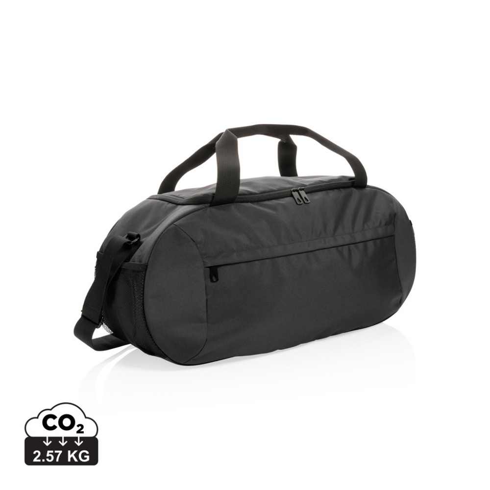 Logo trade promotional giveaway photo of: Impact AWARE™ RPET modern sports duffel