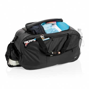 Logotrade advertising products photo of: Swiss Peak AWARE™ RPET sports duffel bag