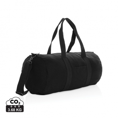 Logo trade corporate gift photo of: Impact Aware™ 285gsm rcanvas duffel bag undyed