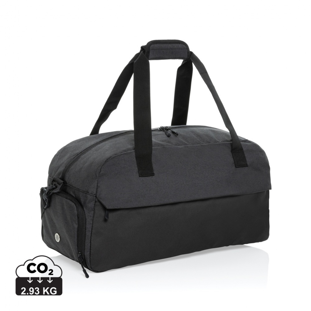 Logotrade promotional gift image of: Kazu AWARE™ RPET basic weekend duffel